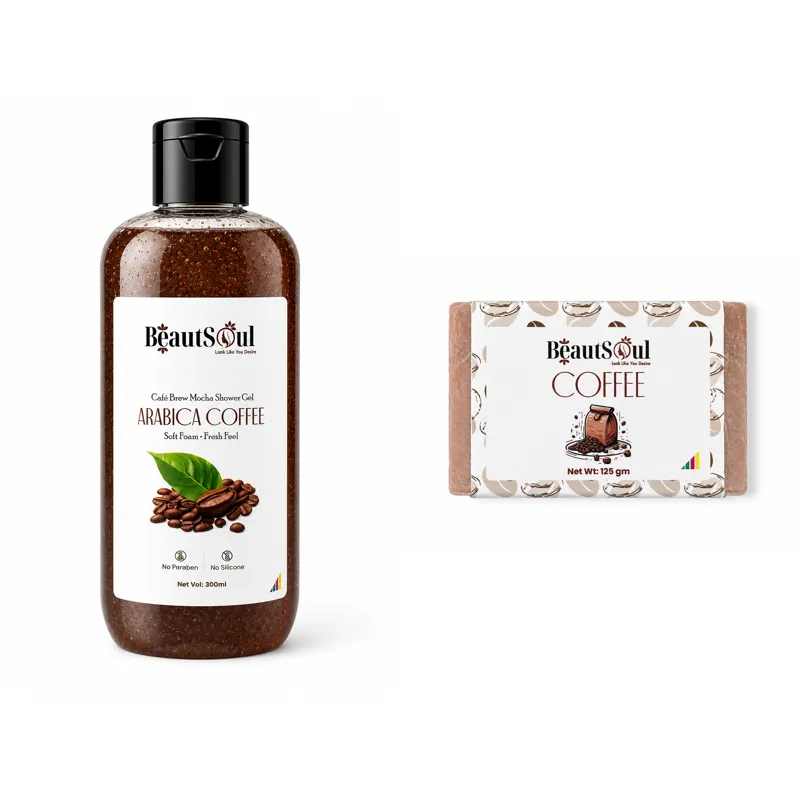 The Coffee Duo – Shower Gel + Bathing Bar